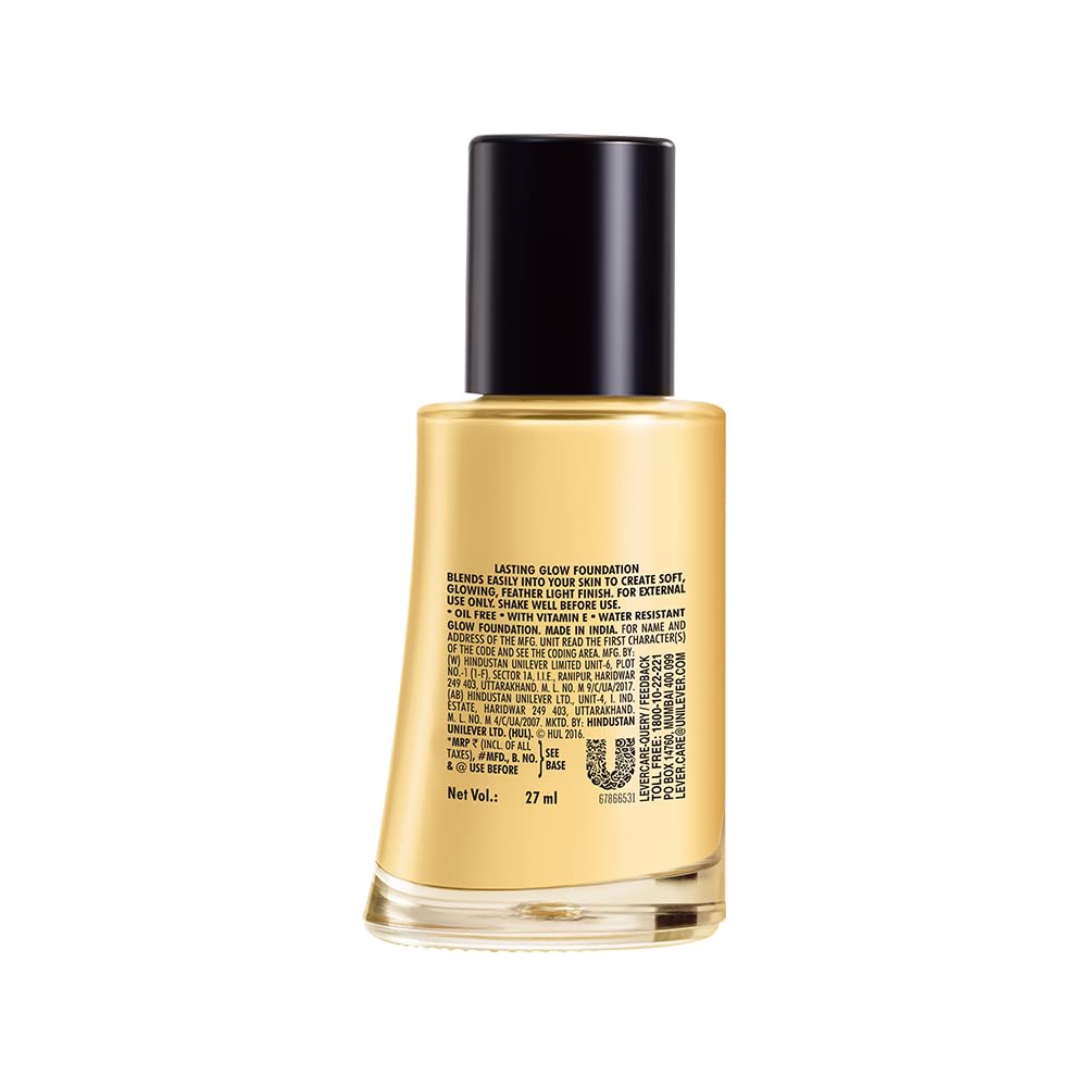 Elle 18 Lasting Glow Liquid Foundation, 03 Shell, 27 Ml Radiant Finish, Light, All - Vamzn#