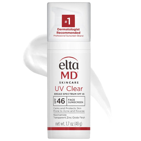 EltaMD UV Clear Face Sunscreen, Protects and Calms Sensitive Skin and Acne - Prone Skin, Lightweight, Silky, Dermatologist Recommended - Vamzn#