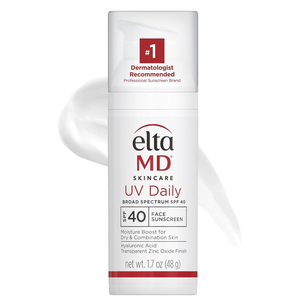 EltaMD UV Daily SPF 40 Face Sunscreen Moisturizer with Zinc Oxide, Daily Moisturizer with SPF, 1.7 oz Pump - Vamzn#