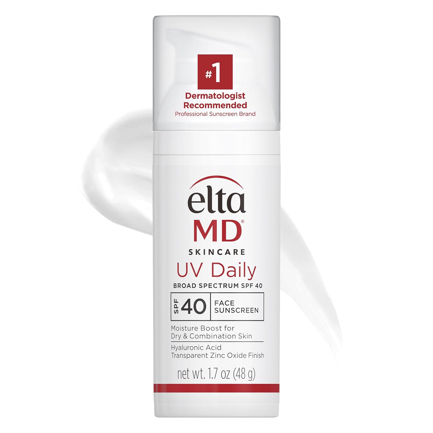 EltaMD UV Daily SPF 40 Face Sunscreen Moisturizer with Zinc Oxide, Daily Moisturizer with SPF, 1.7 oz Pump - Vamzn#