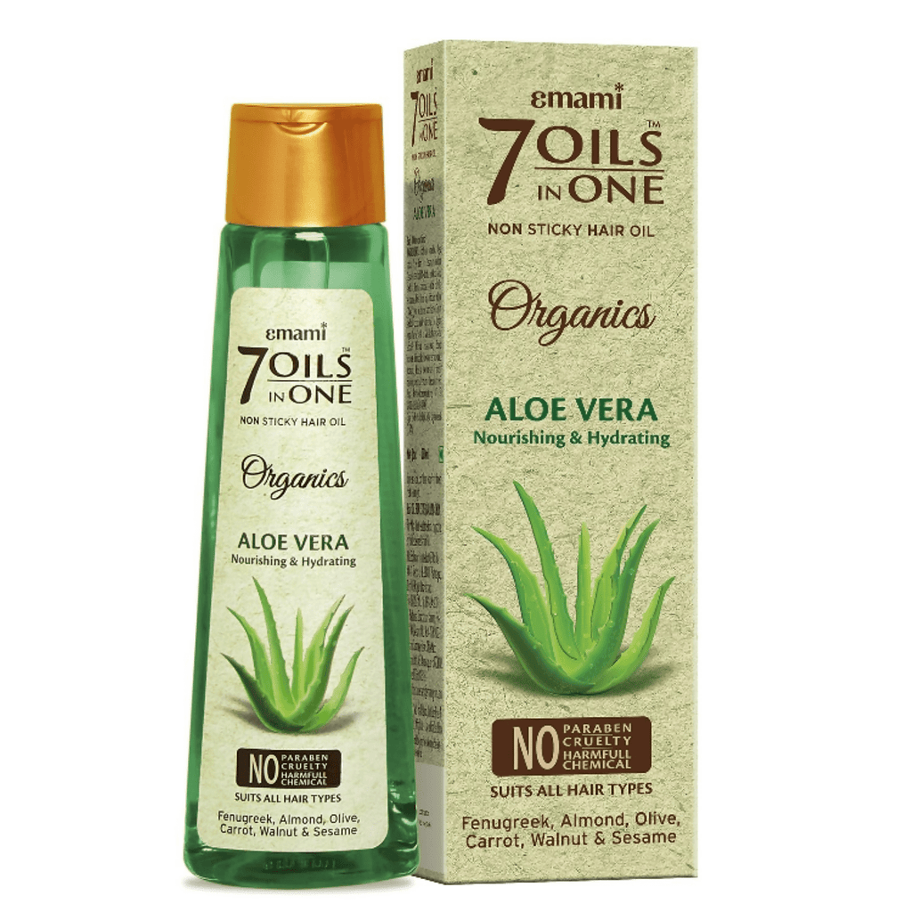 Emami 7 Oils In One Organics Aloe Vera Hair Oil - Vamzn#