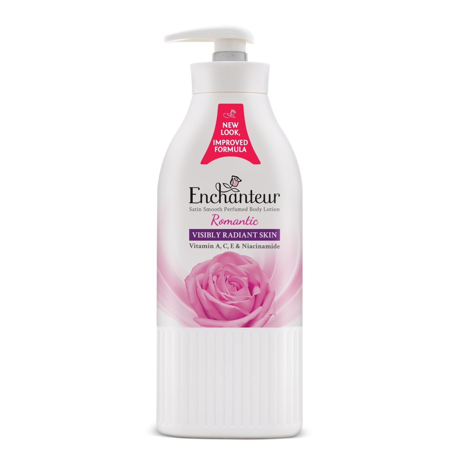 Enchanteur Romantic Perfumed Body Lotion, 500 milliliters (Pack of 1) | Aloe Vera, Olive Butter | Satin Smooth Skin, Non - Greasy Formula | Floral French | Water - Based Lotion - Vamzn#