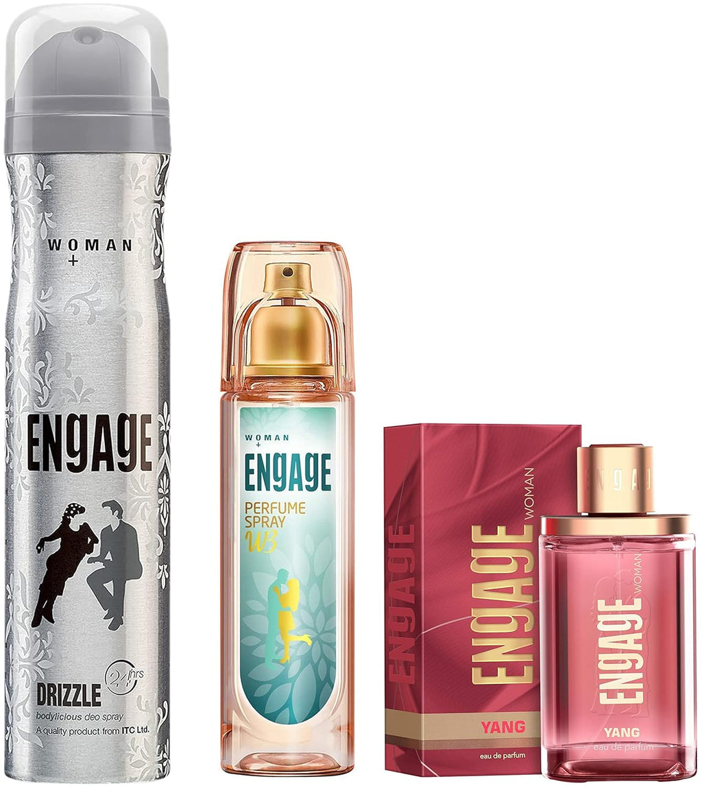 Engage Yang Eau De Parfum for Women, Floral and Fruity Fragrance Scent, Skin Friendly Perfume for Women, 100ml - Vamzn#