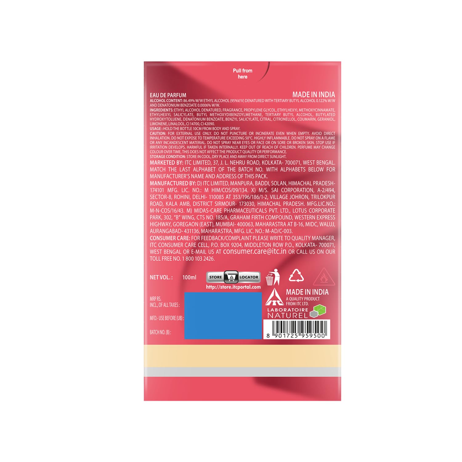 Engage Yang Eau De Parfum for Women, Floral and Fruity Fragrance Scent, Skin Friendly Perfume for Women, 100ml - Vamzn#