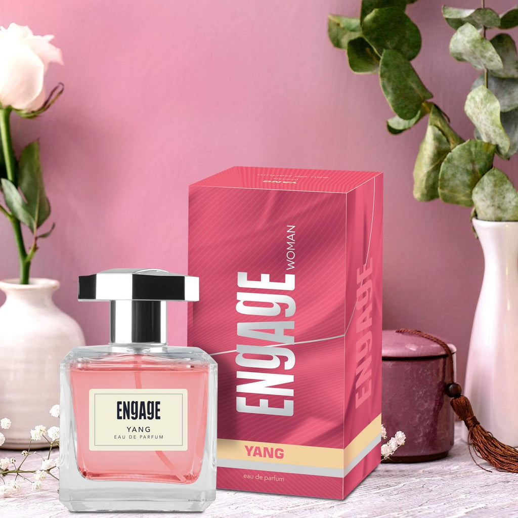 Engage Yang Eau De Parfum for Women, Floral and Fruity Fragrance Scent, Skin Friendly Perfume for Women, 100ml - Vamzn#