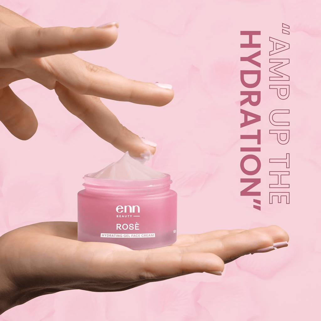 Enn Rose Ultra Light Hydrating Gel Face Cream Moisturizer For Soft & Glowing Skin With Rose Oil - Vamzn#