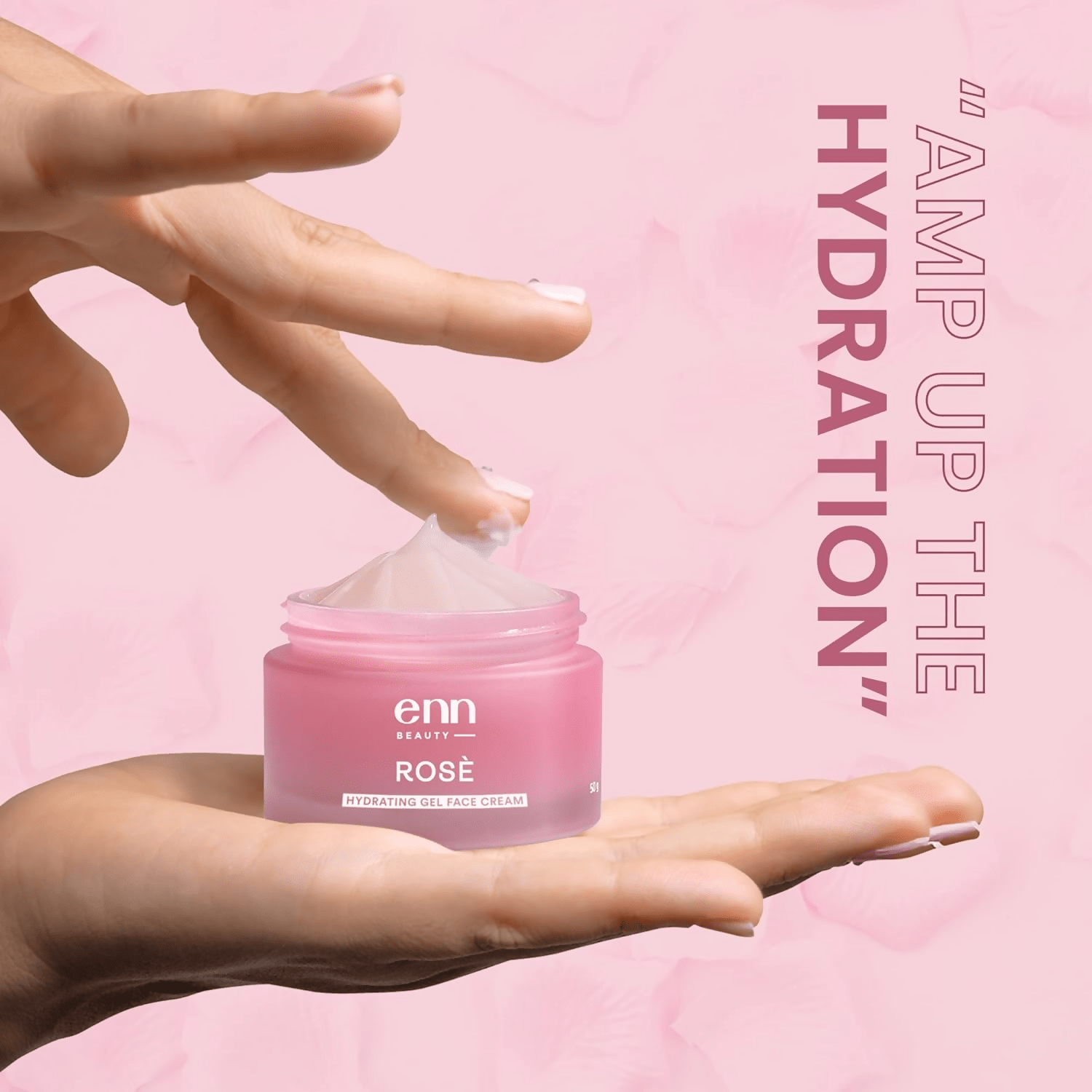 Enn Rose Ultra Light Hydrating Gel Face Cream Moisturizer For Soft & Glowing Skin With Rose Oil - Vamzn#