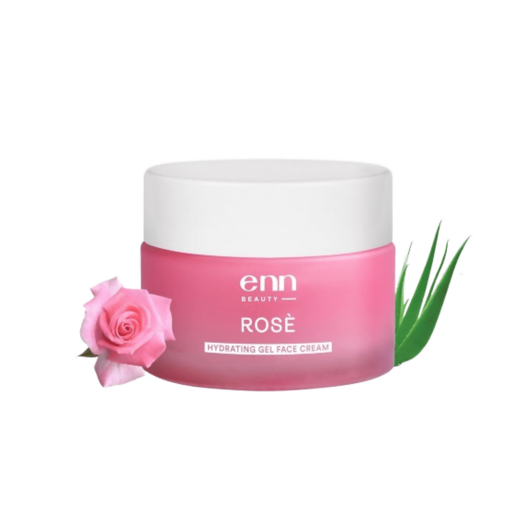 Enn Rose Ultra Light Hydrating Gel Face Cream Moisturizer For Soft & Glowing Skin With Rose Oil - Vamzn#
