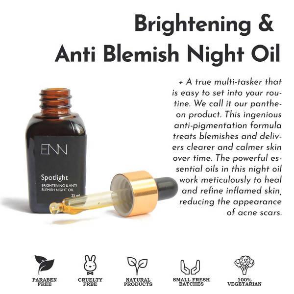 Enn Spotlight Brightening & Anti Blemish Night Oil - Vamzn#