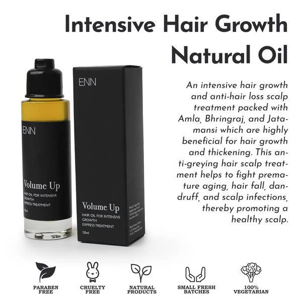 Enn Volume Up Hair Oil For Intensive Growth - Vamzn#