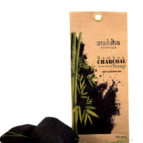 Zuddha Ayurveda Handmade Natural Charcoal Soap