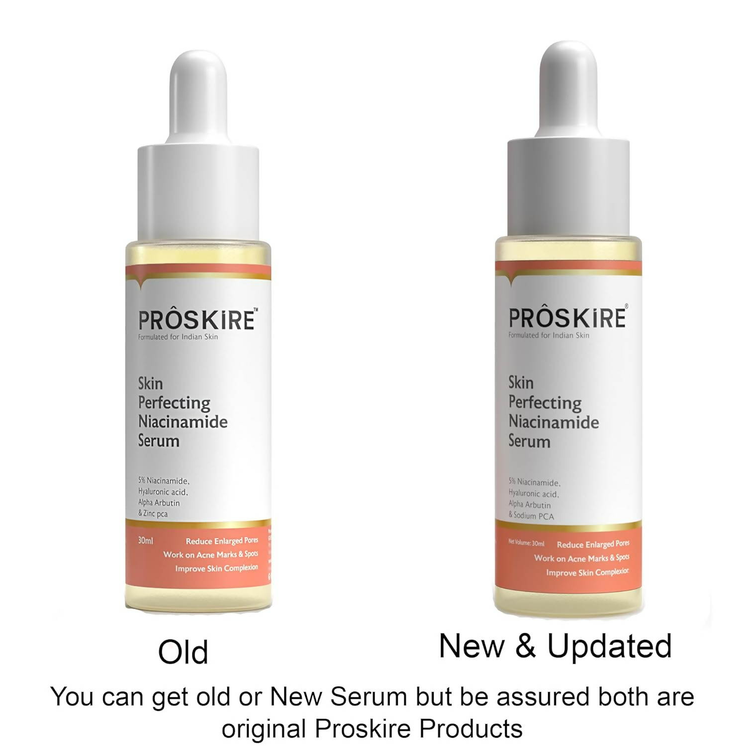 Proskire 5% Niacinamide Face Serum For Acne Marks & Enlarged Pores Alpha Arbutin