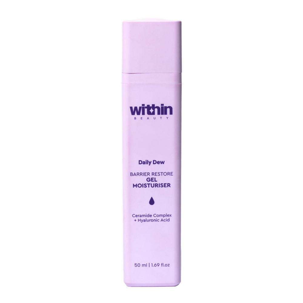 Within Beauty Ceramide & Hyaluronic Acid Gel Moisturiser, Daily Dew Barrier Restore Moisturiser