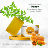 LA Organo Honey Handmade Natural Bath Soap