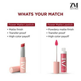 Zayn & Myza Transfer Proof Power Matte Lip Color - Blush Nude