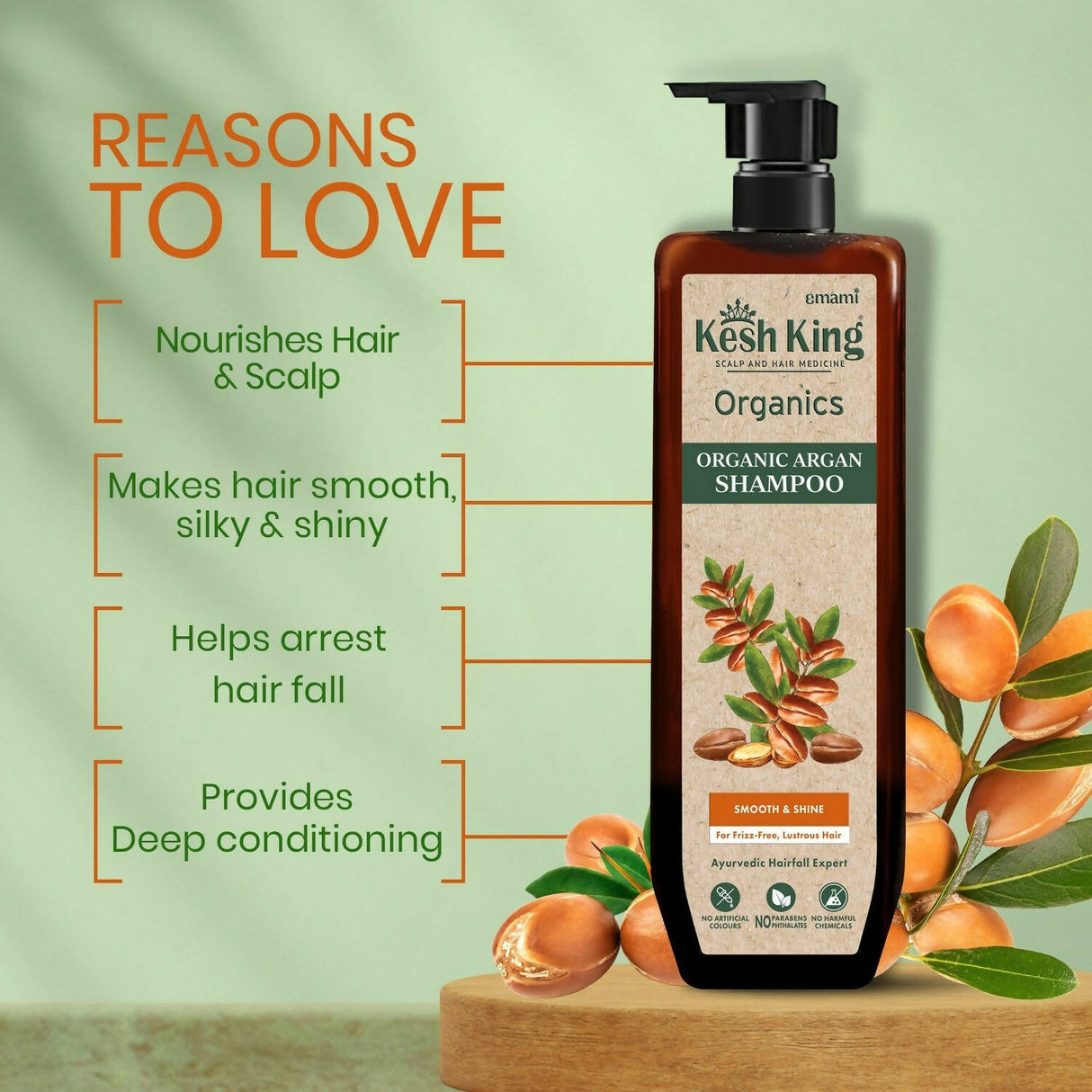 Kesh King Organics Argan Shampoo