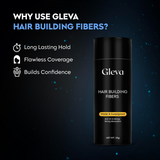 Gleva Hair Hair Building Fibers Hair Powder Thickener - Dark Brown