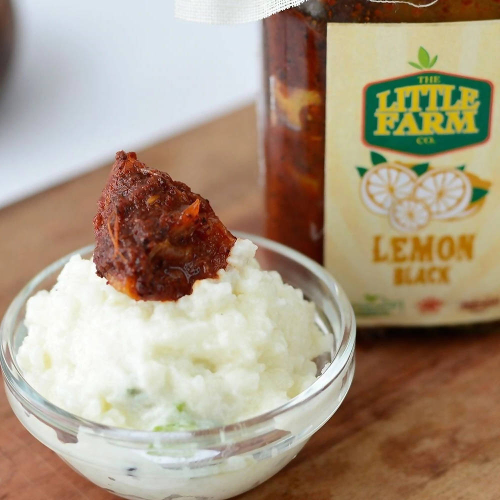 The Little Farm Co Lemon Black Pickle