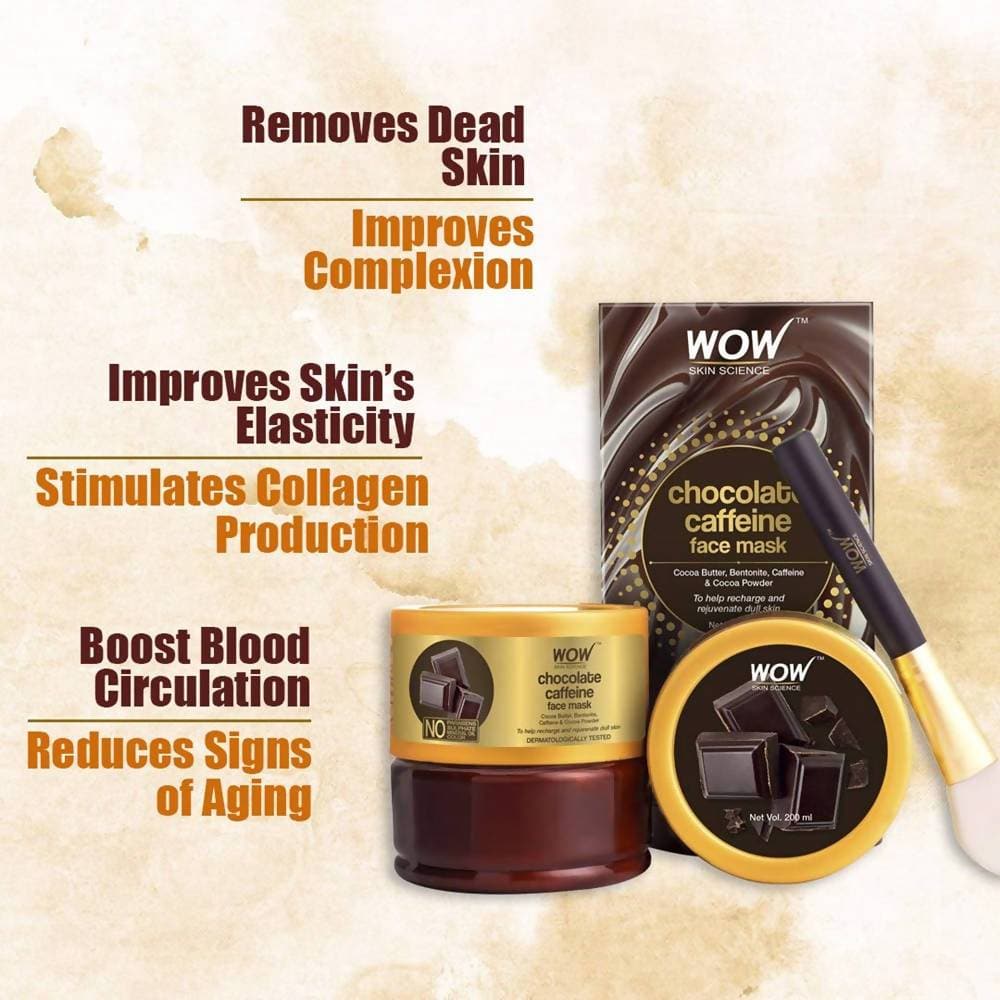 Wow Skin Science Chocolate Caffeine Face Mask