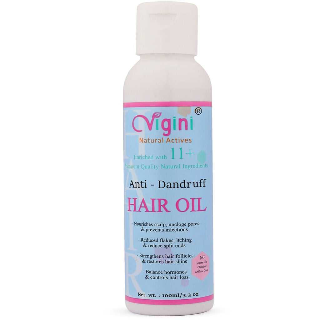 Vigini Anti Dandruff Itchy Scalp Hair Care Oil for Men Women Anti Hair Fall