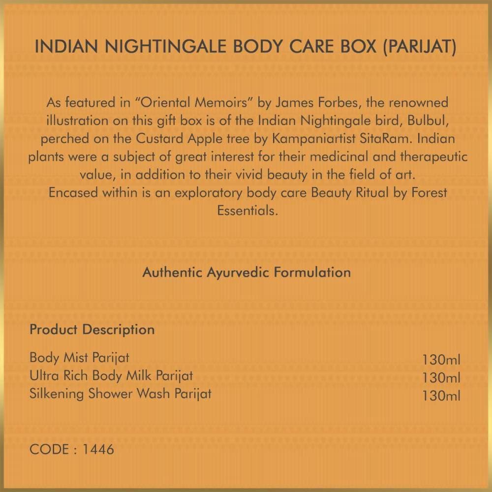 Forest Essentials Indian Nightingale Body Care (Parijat) Selection