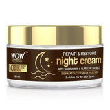 Wow Skin Science Night Cream With Niacinamide & Olive Leaf Extract