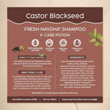 Nat Habit Castor Blackseed Navdha Shampoo