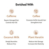 mCaffeine Naked & Raw Latte Coffee Shampoo