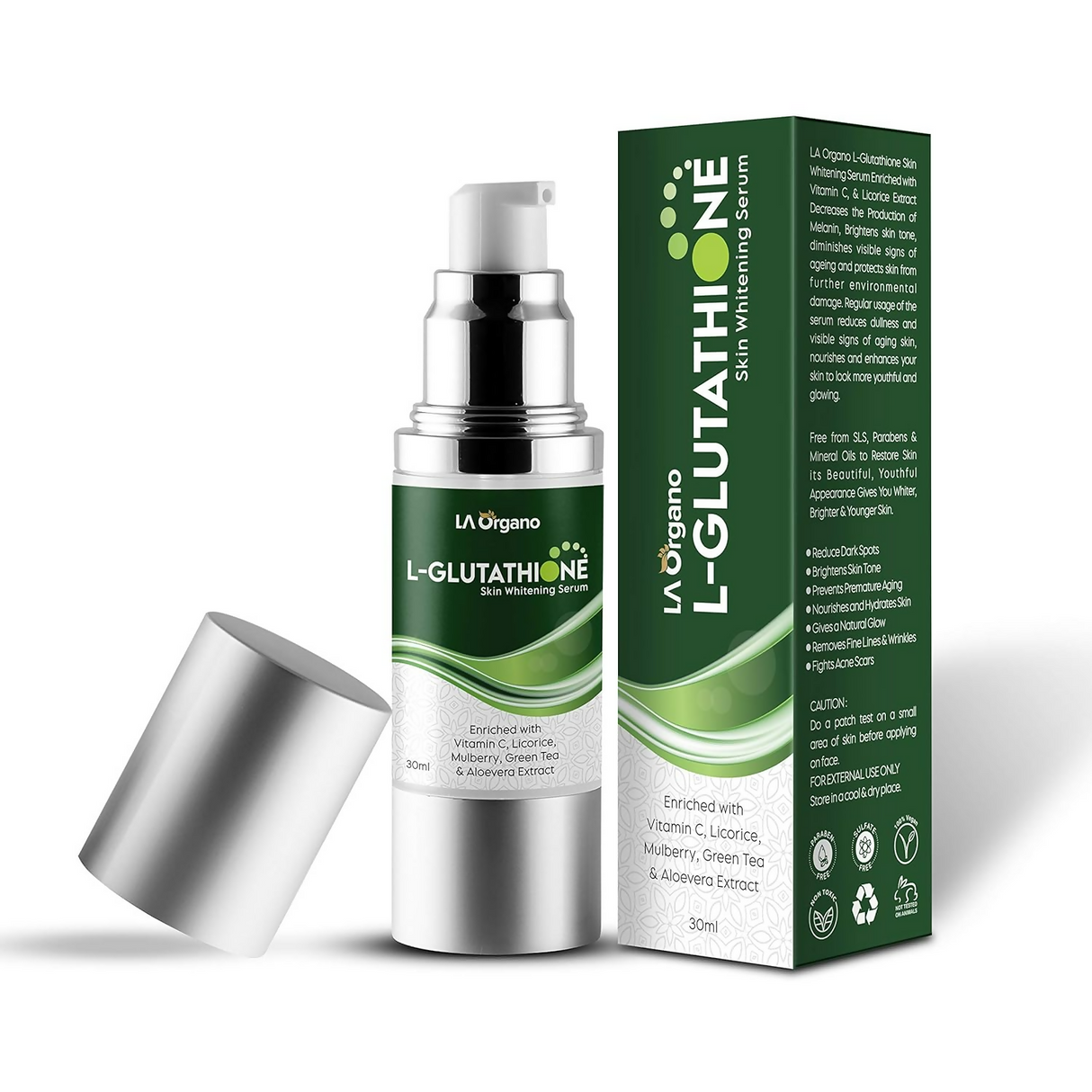 LA Organo L-Glutathione Serum For Skin Whitening