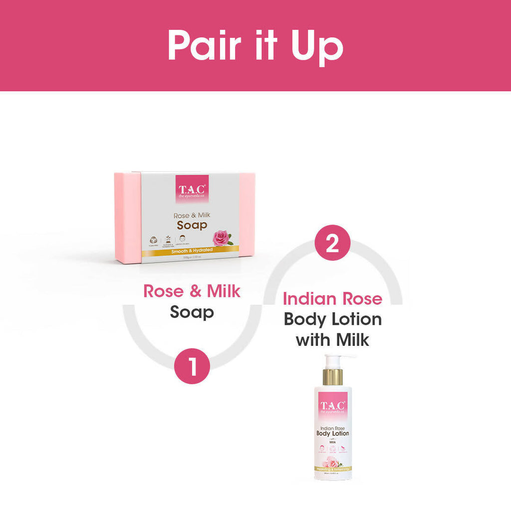 TAC - The Ayurveda Co. Rose & Milk Soap