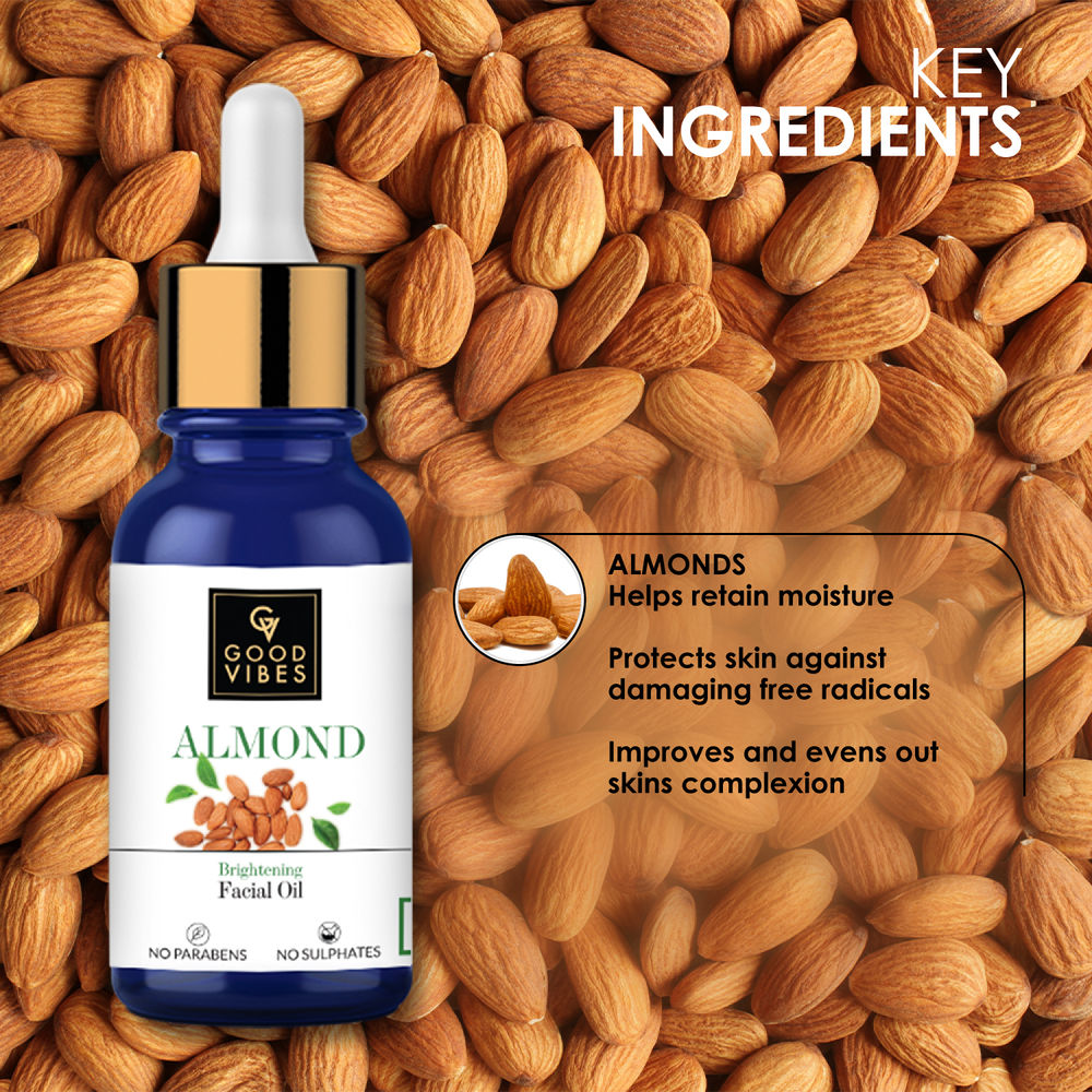 Good Vibes Brightening Facial Oil - Almond