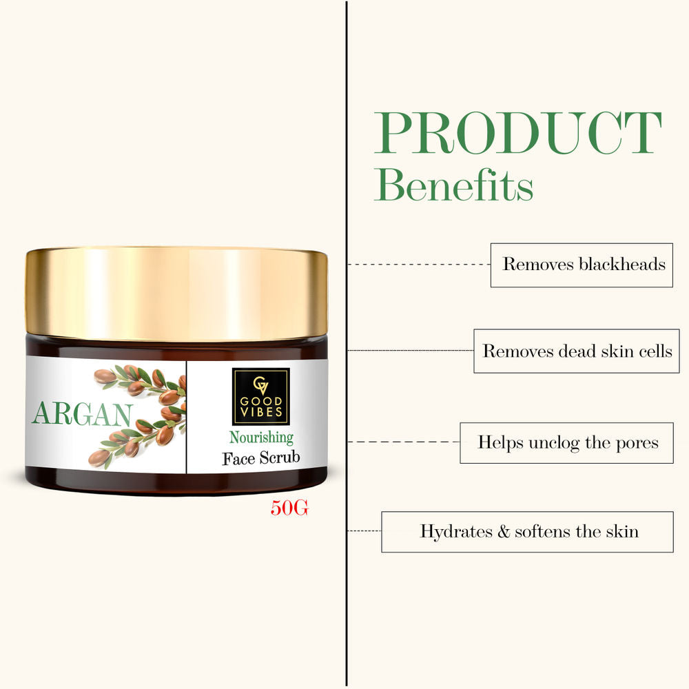 Good Vibes Nourishing Face Scrub - Argan