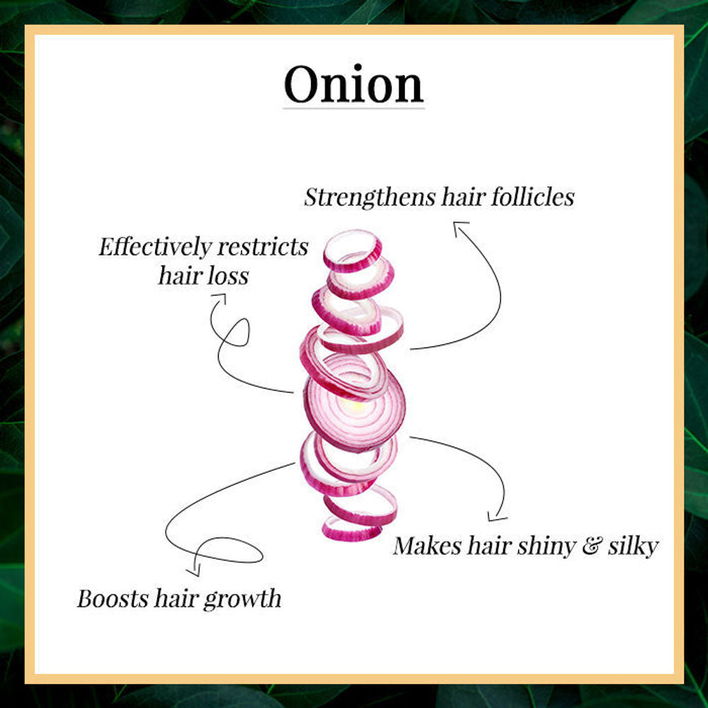 Good Vibes Onion Hairfall Control Shampoo With Keratin, Corn, Wheat Protein & Soy