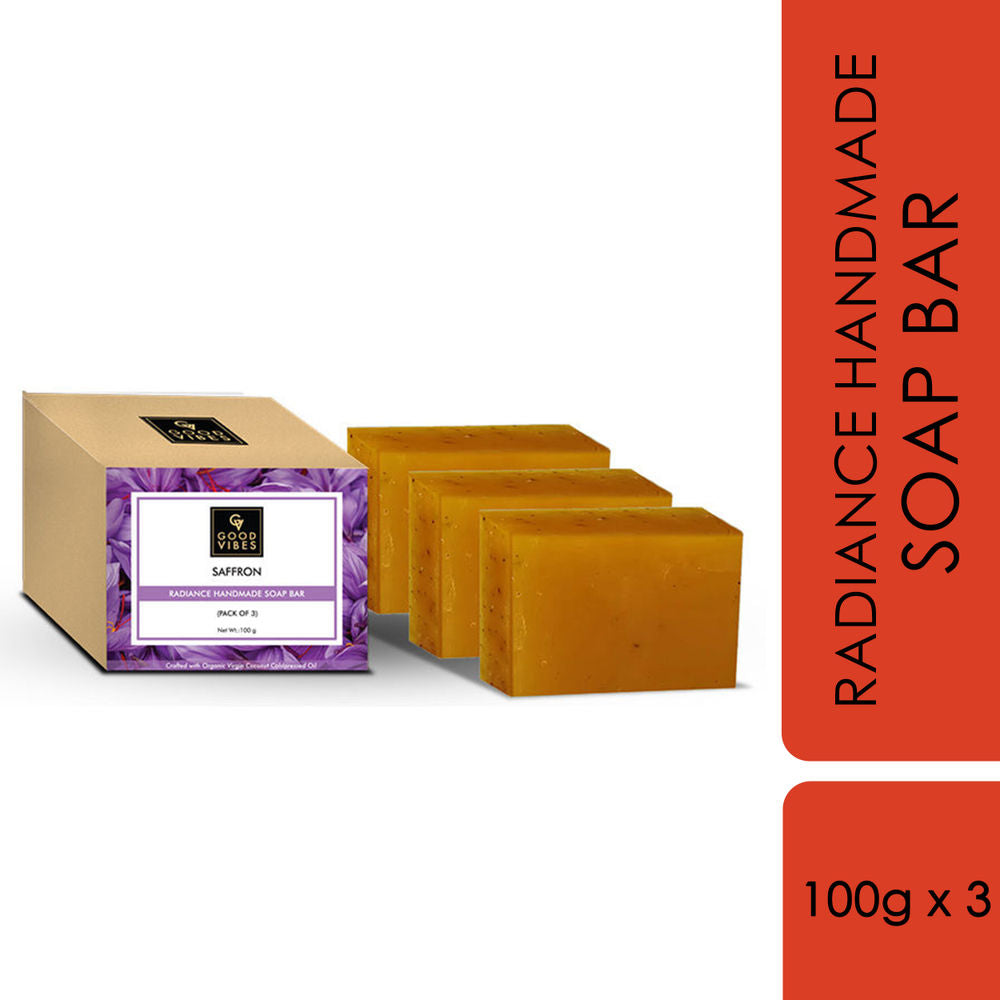 Good Vibes Saffron Radiance Handmade Soap Bar