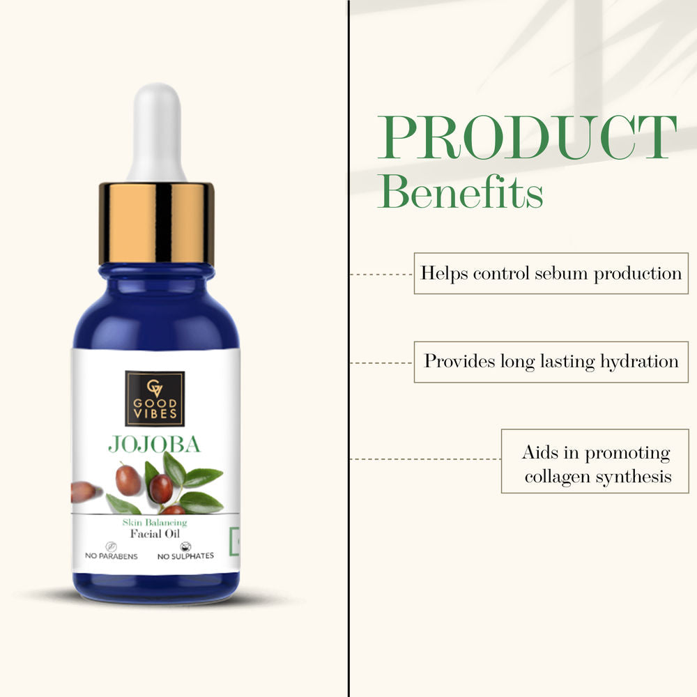 Good Vibes Skin Balancing Facial Oil - Jojoba