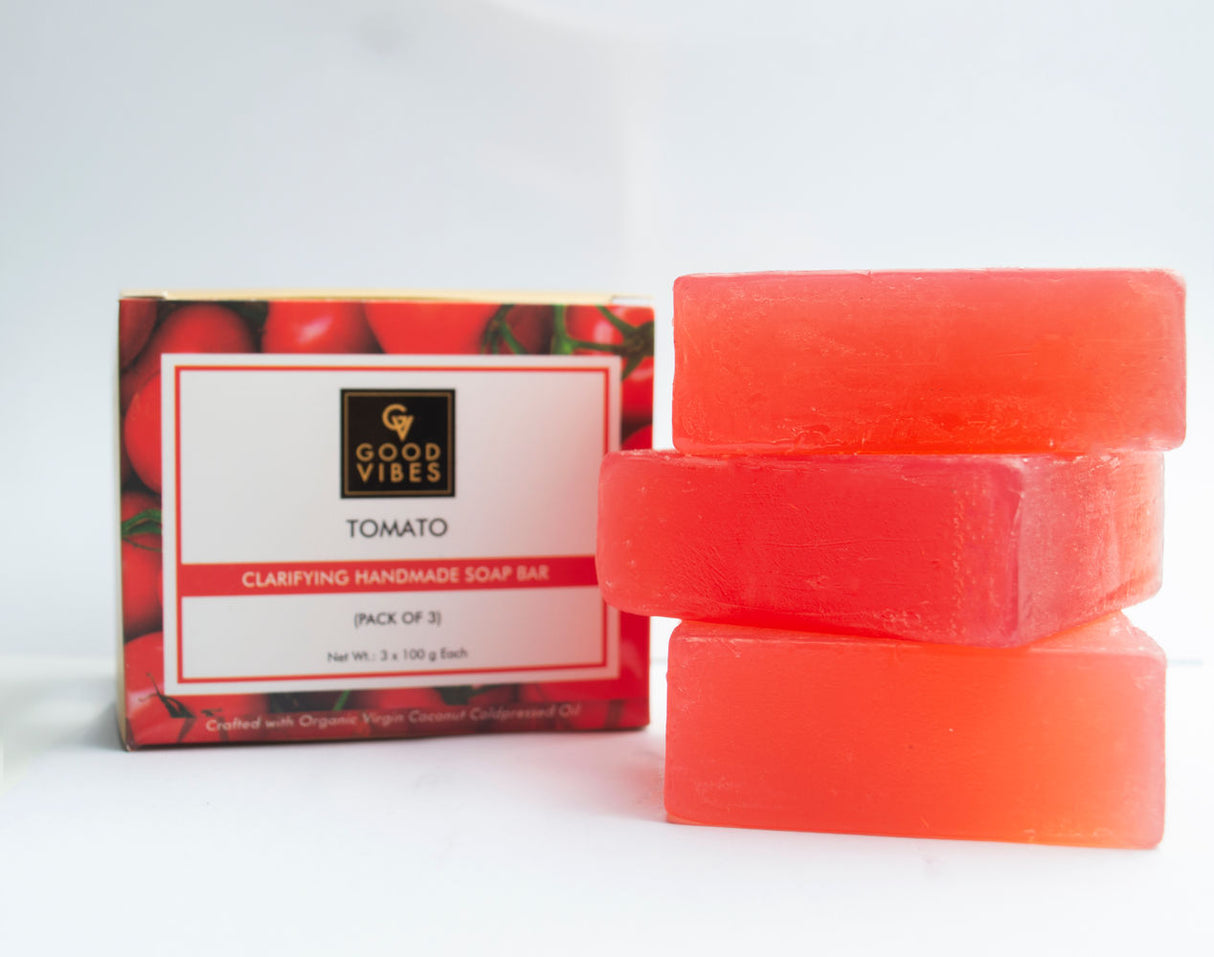 Good Vibes Tomato Clarifying Handmade Soap Bar