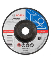 BOSCH DC WHEEL 100X6MMX16MM 4INCH GRINDING WHEEL KVP