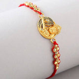 Krishna With Flute Rakhi and Kaju Katli Box