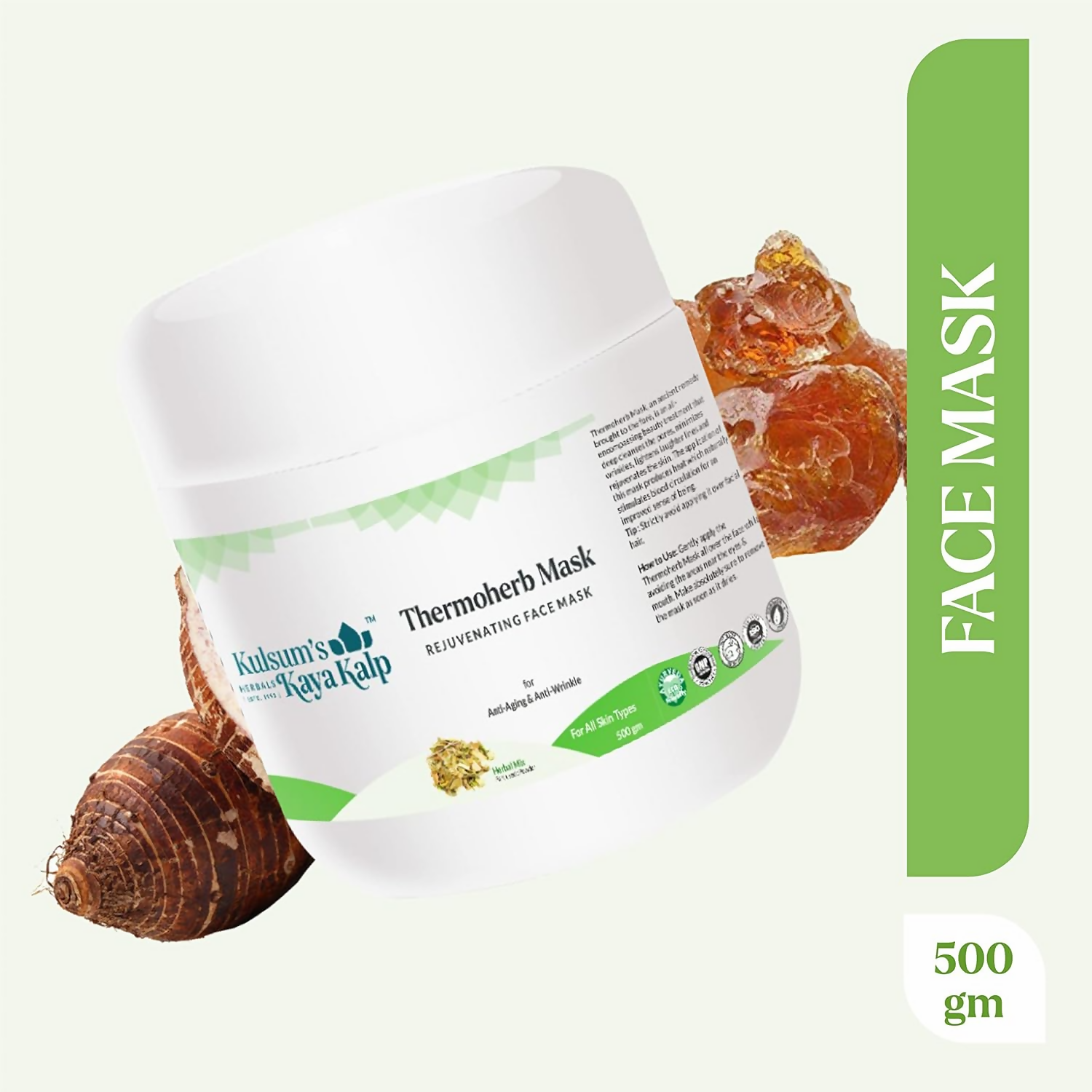 Kulsum's Kaya Kalp Thermoherb Mask For Anti-Aging & Anti-wrinkle