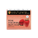 Soulflower Handmade Pink Strawberry Skin Soap