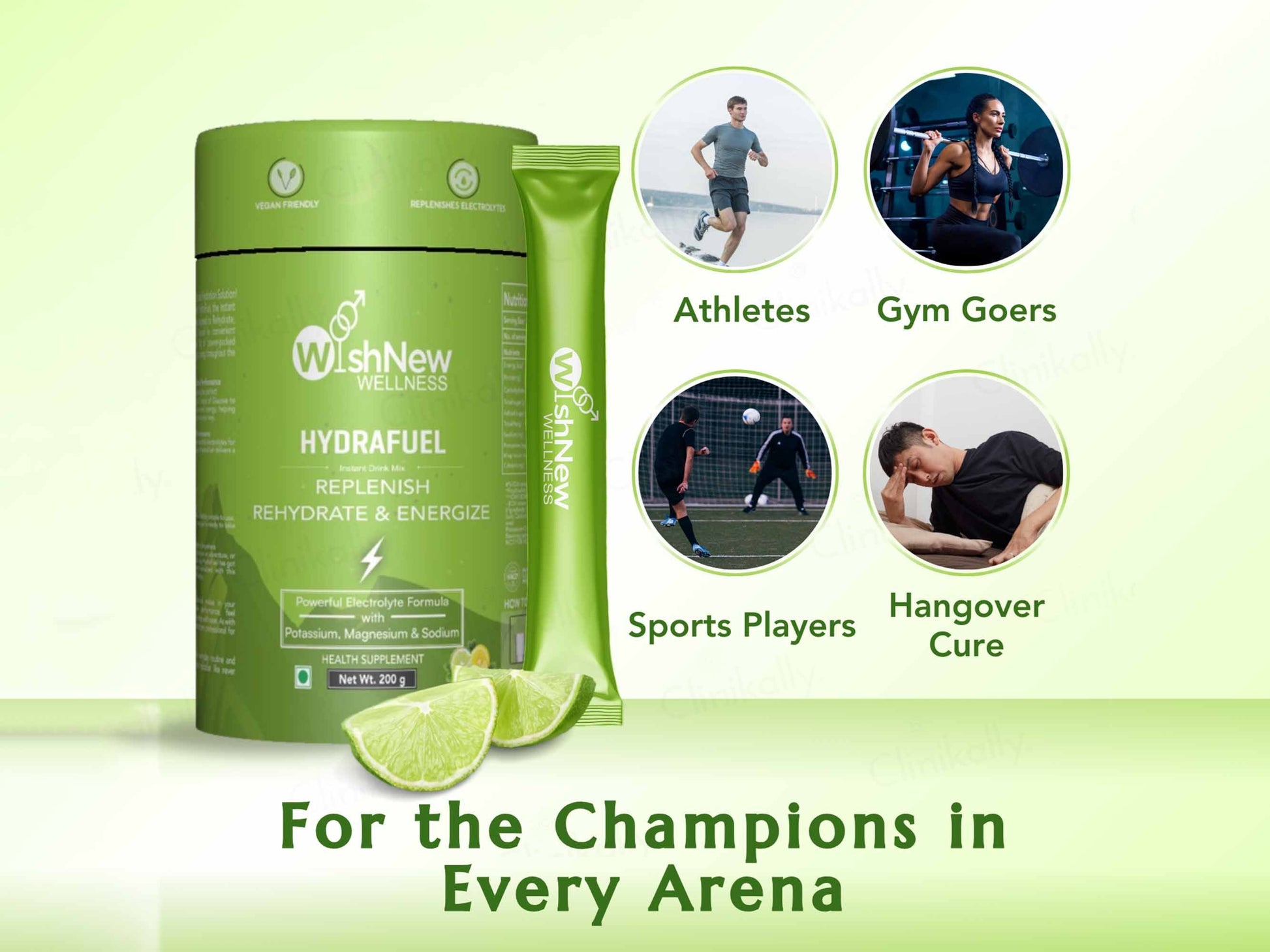 WishNew Wellness Hydrafuel Instant Energy Drink Mix