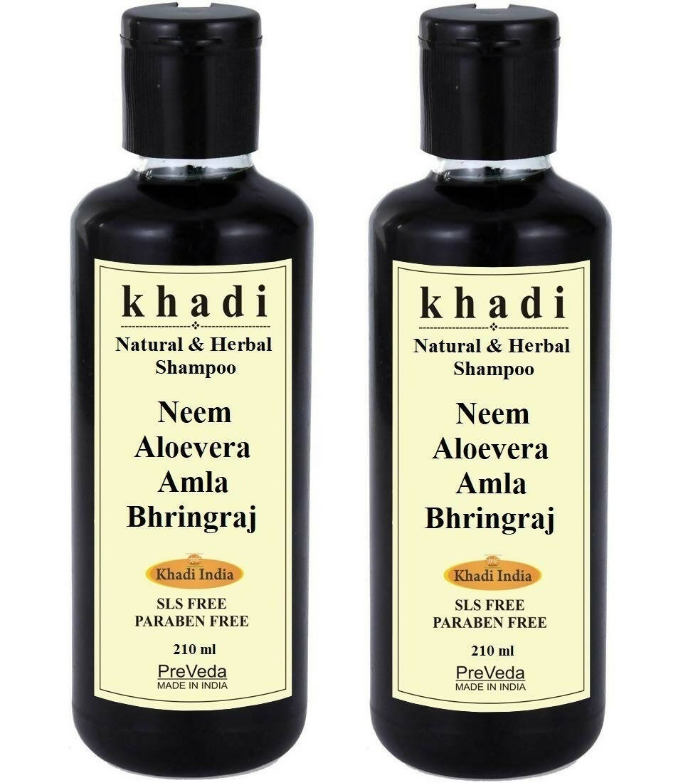 PreVeda Khadi Neem Aloevera Amla Bhringraj Shampoo