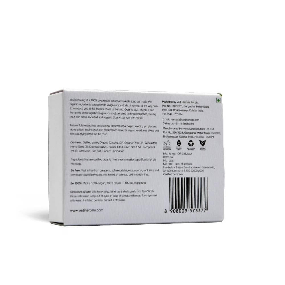 Vedi Herbals Tulsi Castile Soap Bar