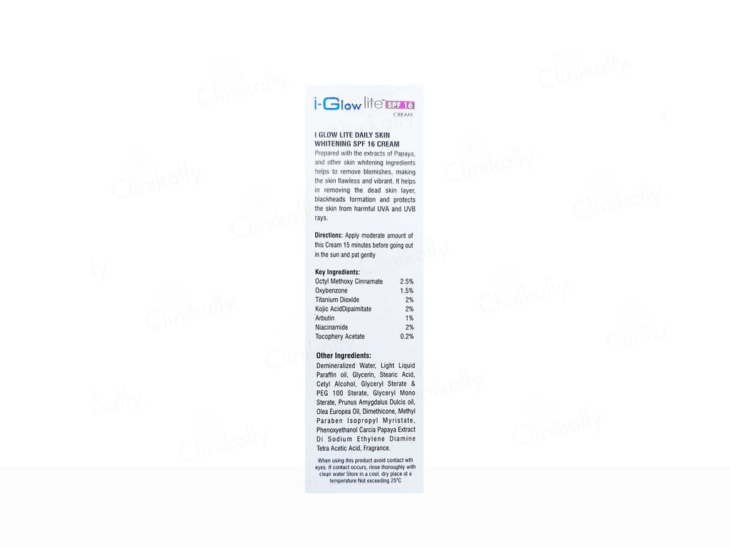 I-Glow Lite Daily Skin Whitening Cream SPF 16