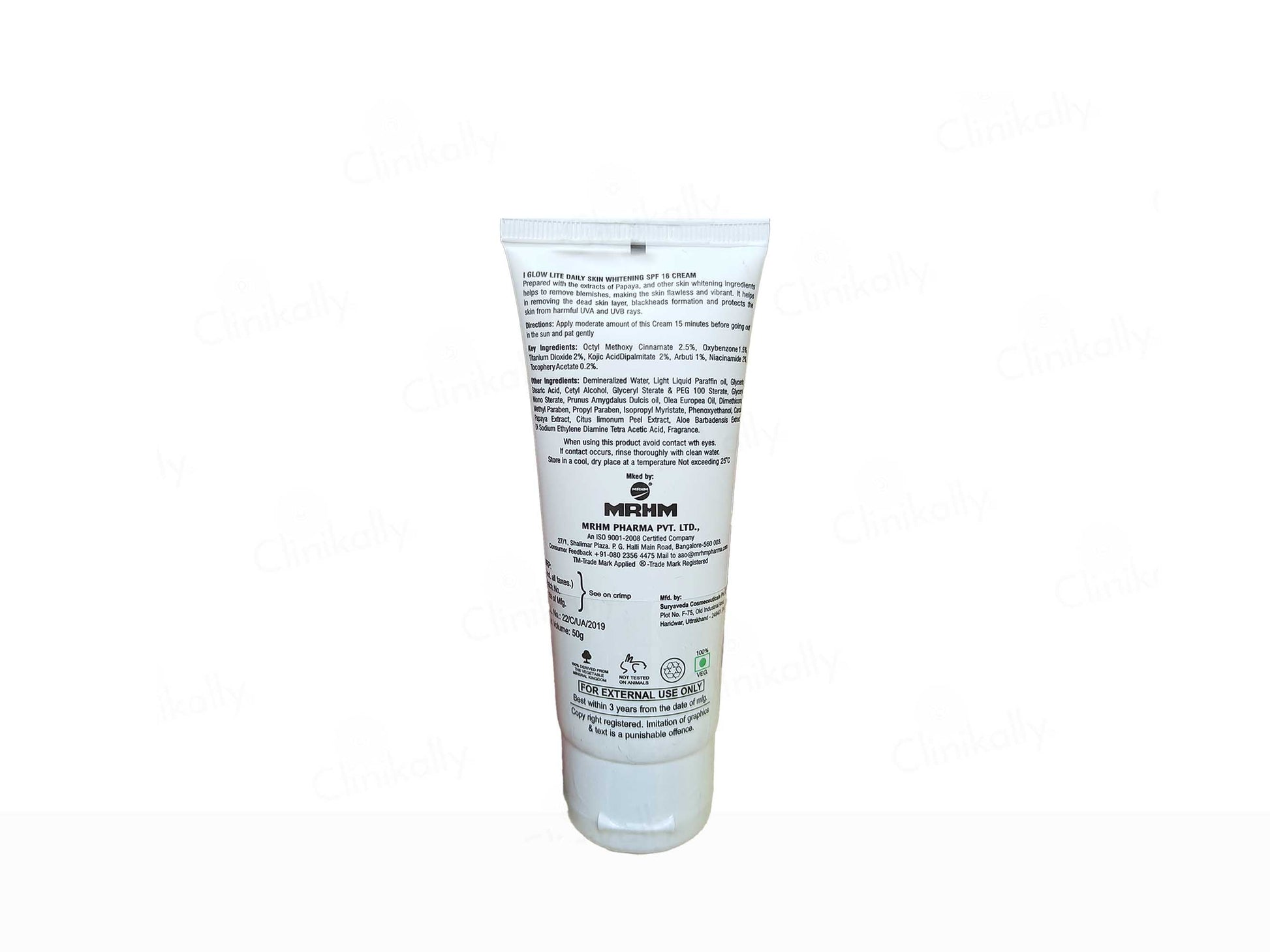 I-Glow Lite Daily Skin Whitening Cream SPF 16