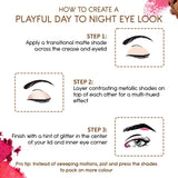 Kay Beauty By Katrina Kaif Multi Texture Eyeshadow Palette - Twilight