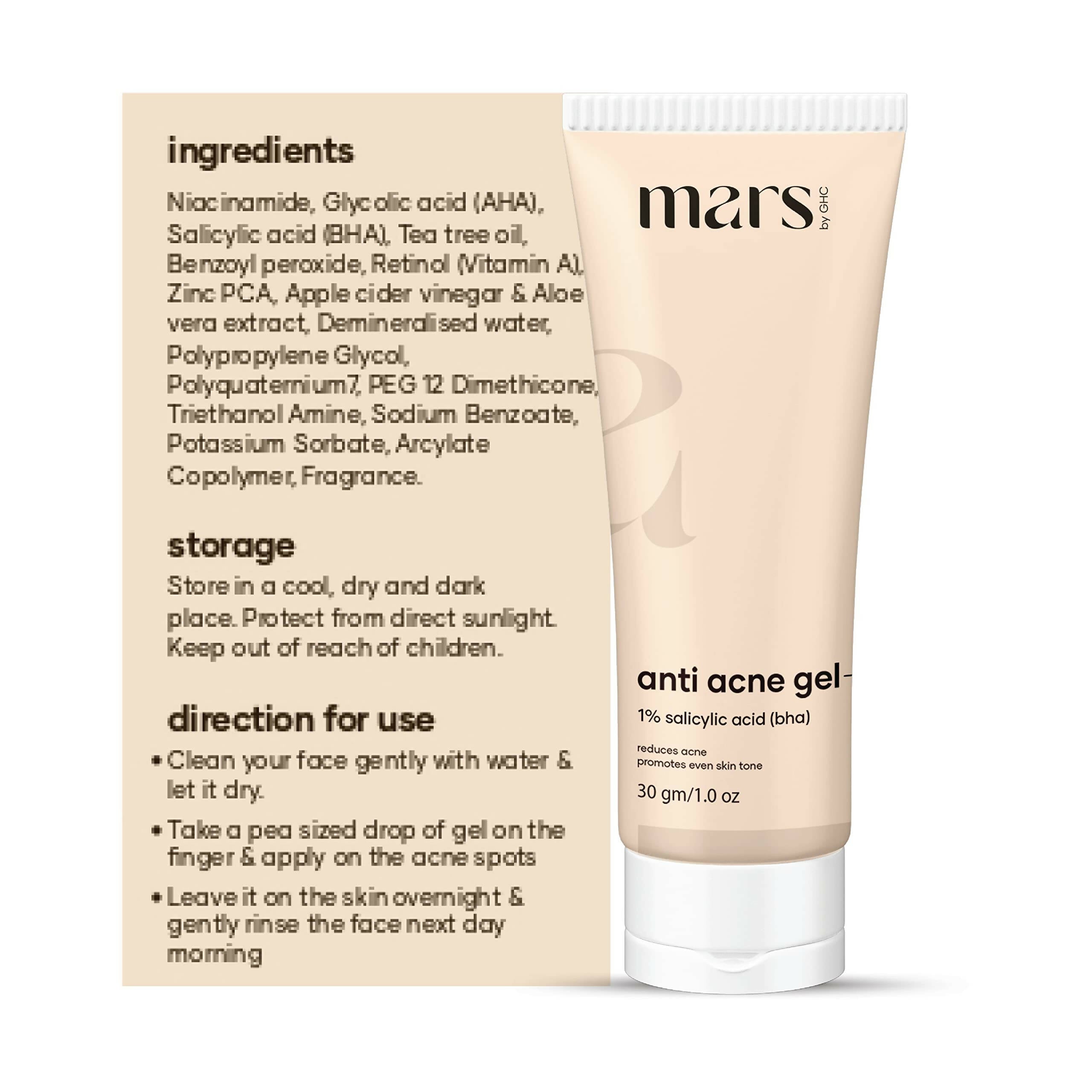 Mars By GHC Anti Acne & Pimple Removal Face Gel