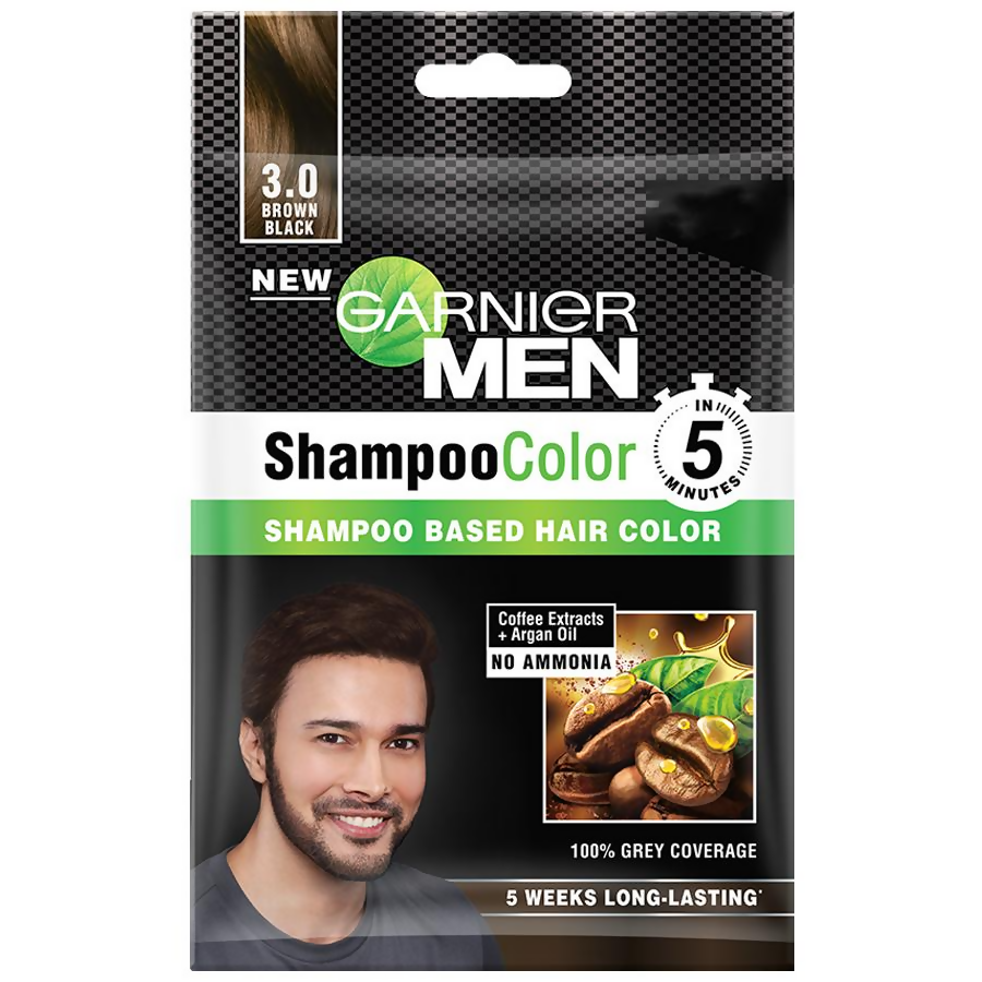 Garnier Men Shade 3 Shampoo Color-Brown Black