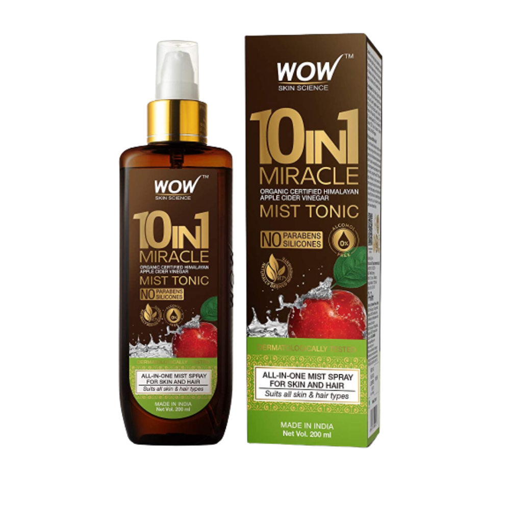 Wow Skin Science 10-In-1 Active Mist Tonic Organic Apple Cider Vinegar