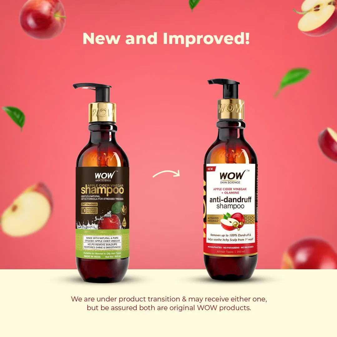 Wow Skin Science Apple Cider Vinegar Shampoo